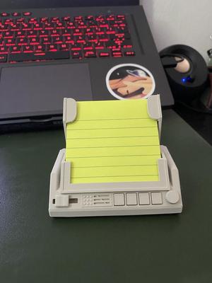 Retro Post-it note holder