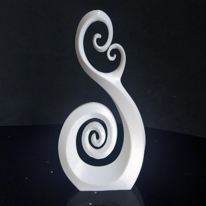 Double Spiral decorative art