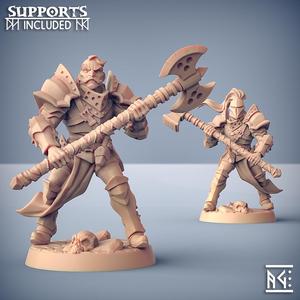 Human Fighters Guild - B (Male) Modular