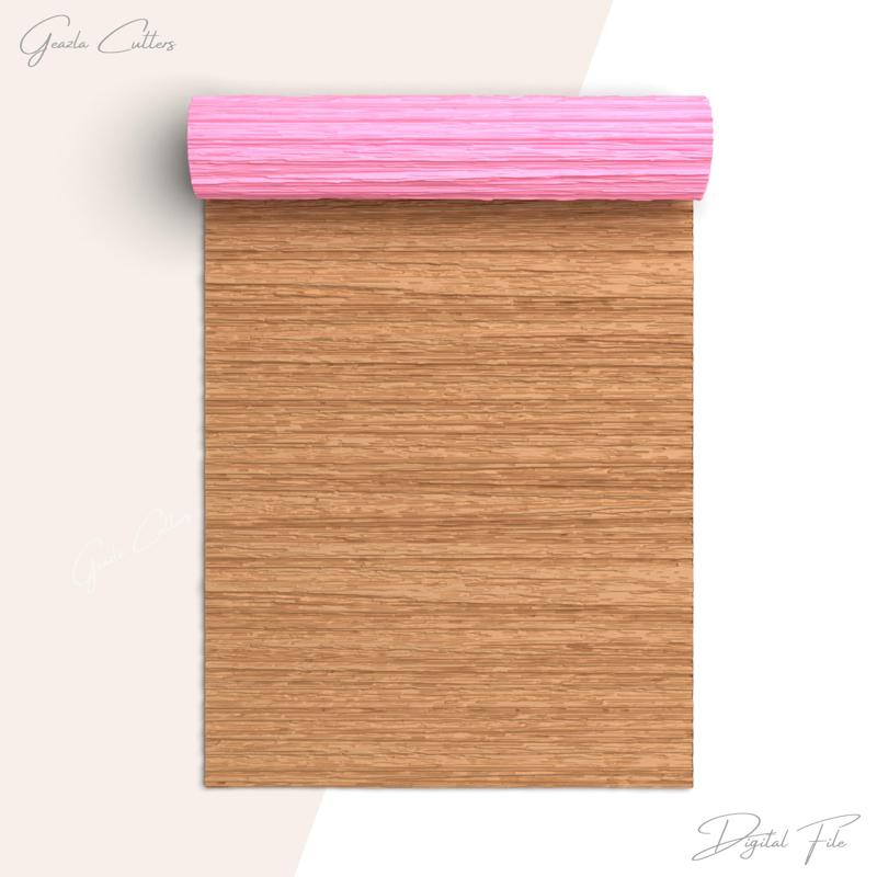 Wooden Texture Roller For Polymer Clay, Wood Clay Texture Roller, Polymer Clay Tool, No: 780