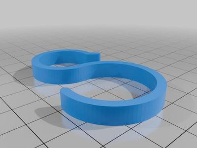 S-hook for 20mm dowel