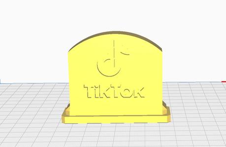 TikTok Grave Stone