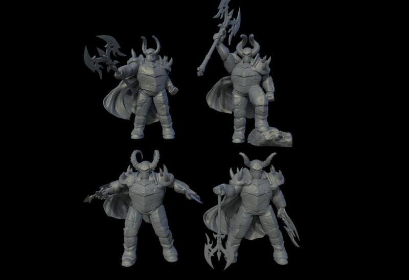 Chaos warriors with axe