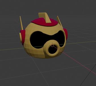 Lord Phobos Puppet Helmet