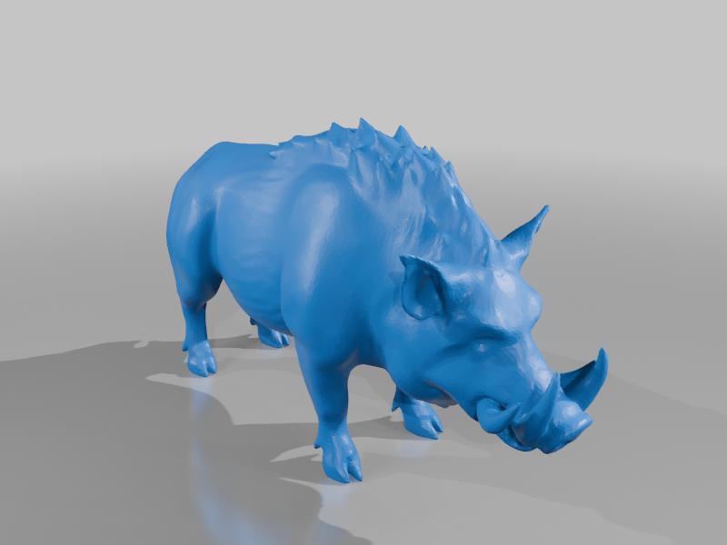 Realistic Pig 3D Model - STL File for 3D Printing