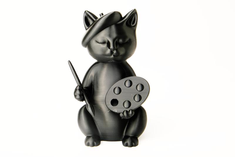Artist Cat Figurine for Creatives & Cat Lovers