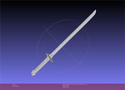 Overwatch Young Genji Dragonblade Sword And Sheath Assembly