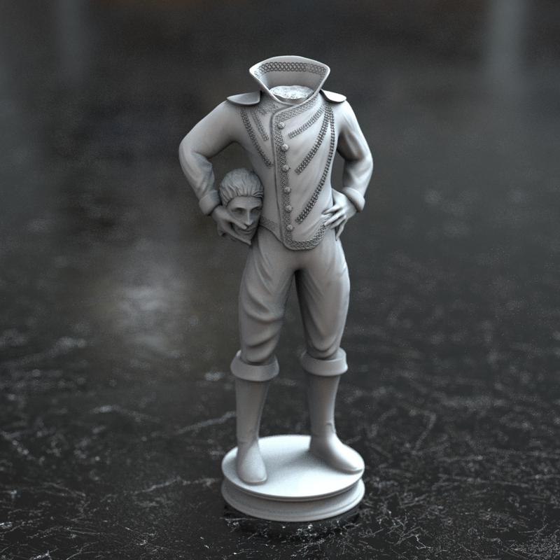 The headless knight