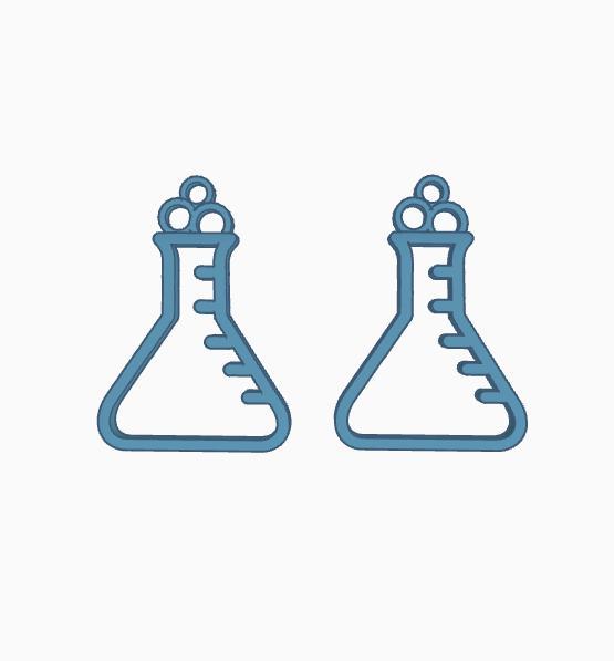 Erlynmeyer Flask Earrings