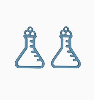 Erlynmeyer Flask Earrings