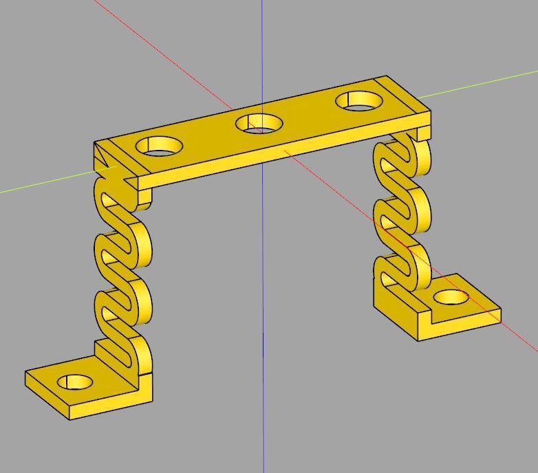 Springy Hold-Down Bracket