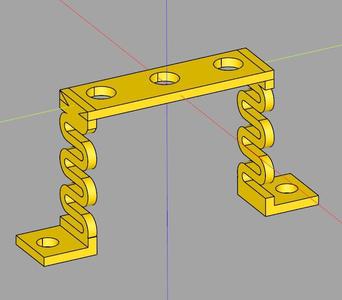 Springy Hold-Down Bracket