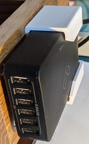 Topvork USB Charger 60W Holder Mount