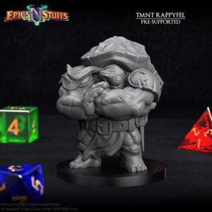 Teenage Mutant Ninja Tortle - Rappyfel Miniature - Pre-Supported