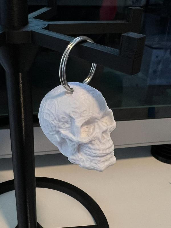 skull keychain
