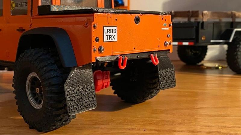 TRX4m Defender rear mudflaps