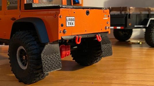 TRX4m Defender rear mudflaps