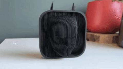 Batman Layered Sculpture (Black Wave Edition)