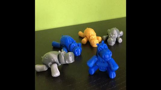 Flexy hippopotamus – cute hippopotamus flex