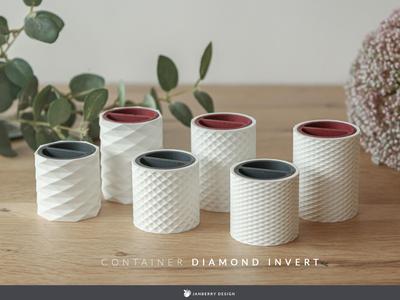 Small Storage Container – Diamond Invert