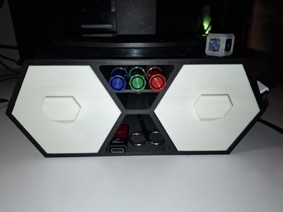 Honeycomb Stackable Monitor Riser With Drawers
