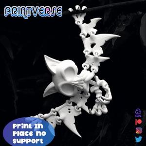 Flexi Print In Place Skeletal Bat