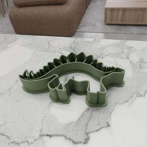 3D Dinosaur Stegosaurus Cookie Cutter Gifts for Kids with 3D Print Stl Files & 3D Printing, Dinosaur Gift, 3D Printed Decor, Clay Cutter