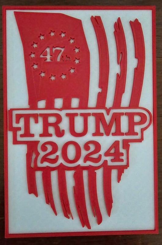 Trump 2024 Vertical Sign