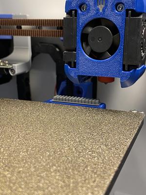 Nozzle brush for Voron Salad Fork 3D printer