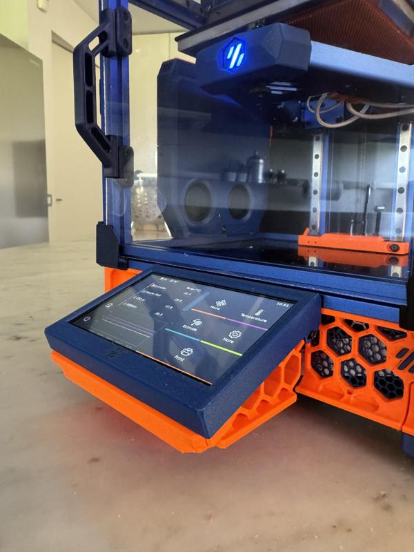 Bigtreetech BTT TFT43 display mount for the VORON V0.2r1