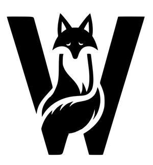 Fox alphabet: Letter W (version 2)