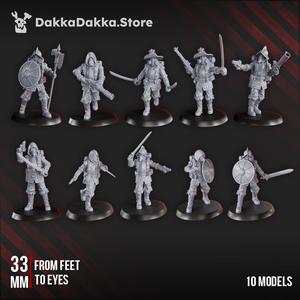 Conquistadors (pre-assembled models) x10
