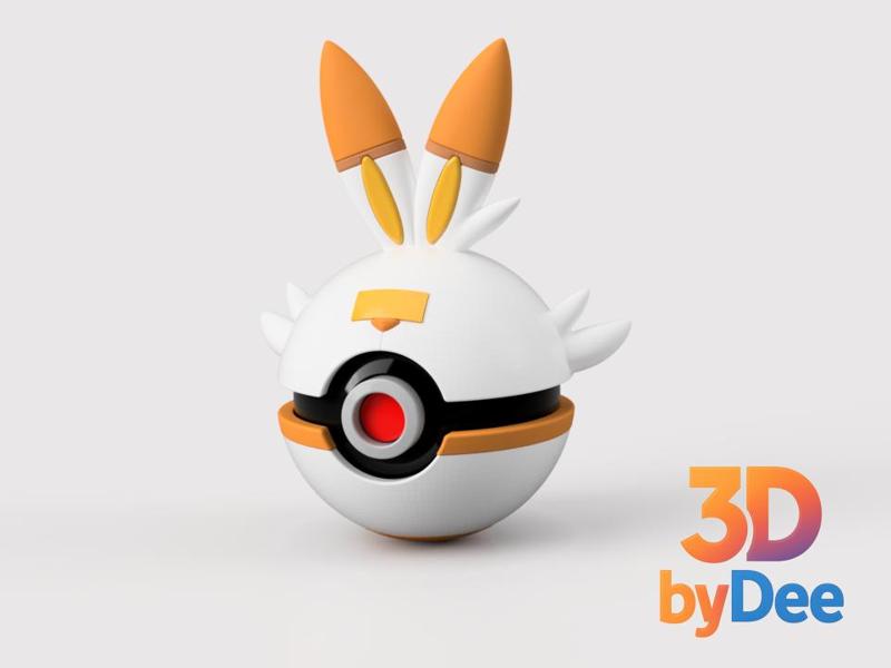 Scorbunny Pokeball