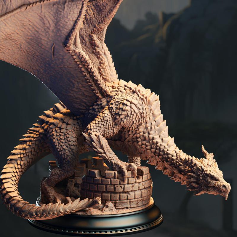 Adult Silver Dragon - Azmordion the Ever-Prideful