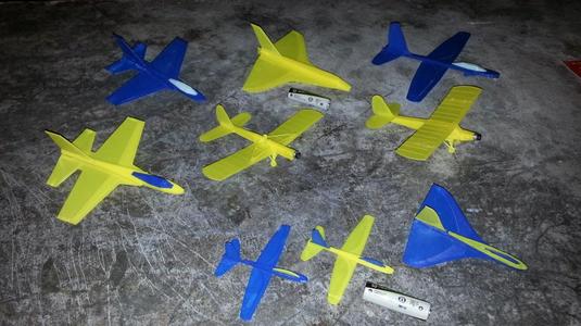 Flying plastic gliders ... general instructions, videos, and links
