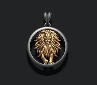 Horoscope Lion pendant