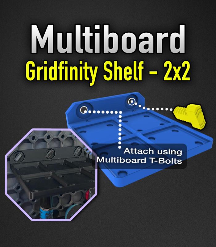 MultiBoard Gridfinity Shelf 2x2
