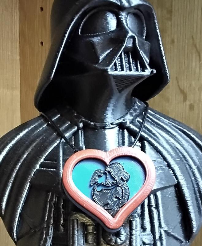 Mother with Daughter pendant or magnet