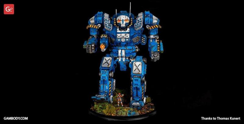 MWO Atlas 3D Printing Model | Assembly + Action