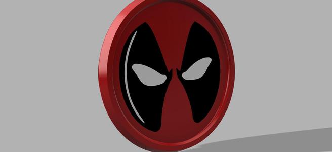 DEADPOOL THREADED AND STACKABLE COASTER SET