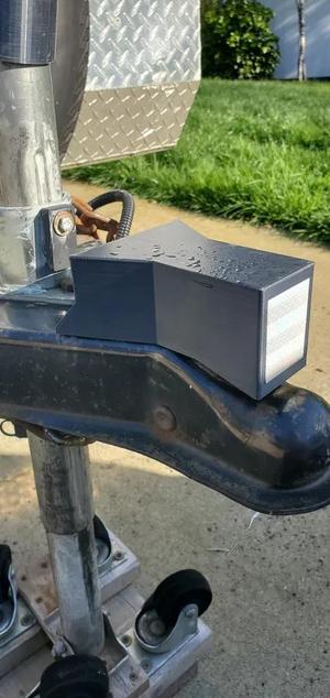 Trailer tongue latch cover   