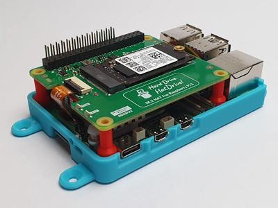 Raspberry Pi 5 & Pineberry Pi TM1S TOP NVME Gehäuse by Nerdiy.de   