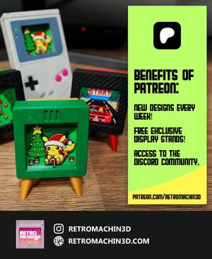 PIKACHU CHRISTMAS - Pixel Voxel Art Frame (No support, 3MF included)
