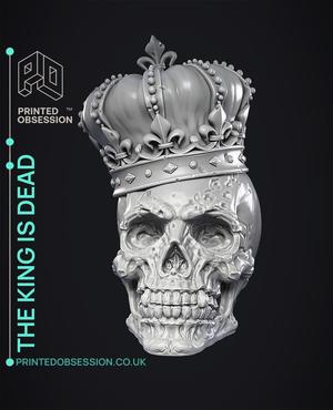 Skull with Crown - Home Decor