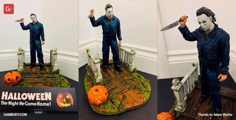 Michael Myers 3D Printing Figurine | Assembly