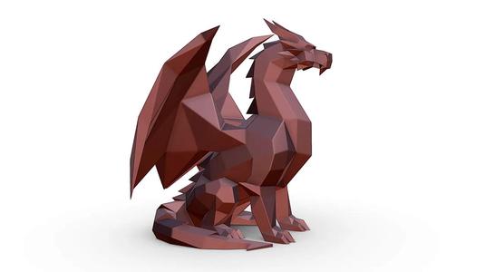 Low Poly Dragon   
