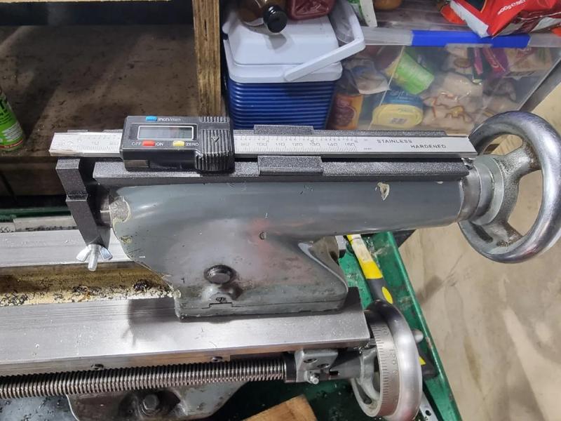 Myford Super 7 Lathe Tail Stock Digital Caliper Mount (beta)   
