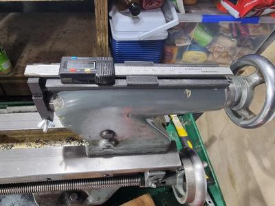 Myford Super 7 Lathe Tail Stock Digital Caliper Mount (beta)   