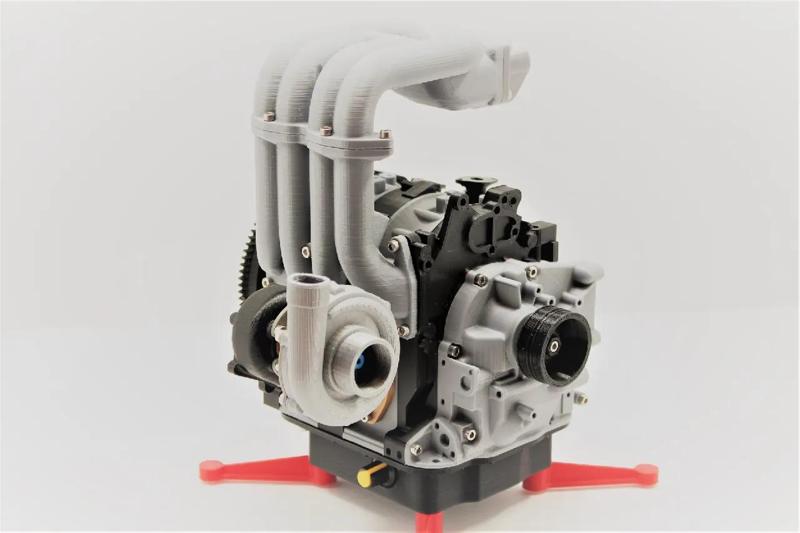 Mazda RX7 Wankel Rotary Engine 13B-REW - Working Model - remix   