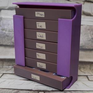 Pill Box - 1 Week Sorter With 3 Box Options
